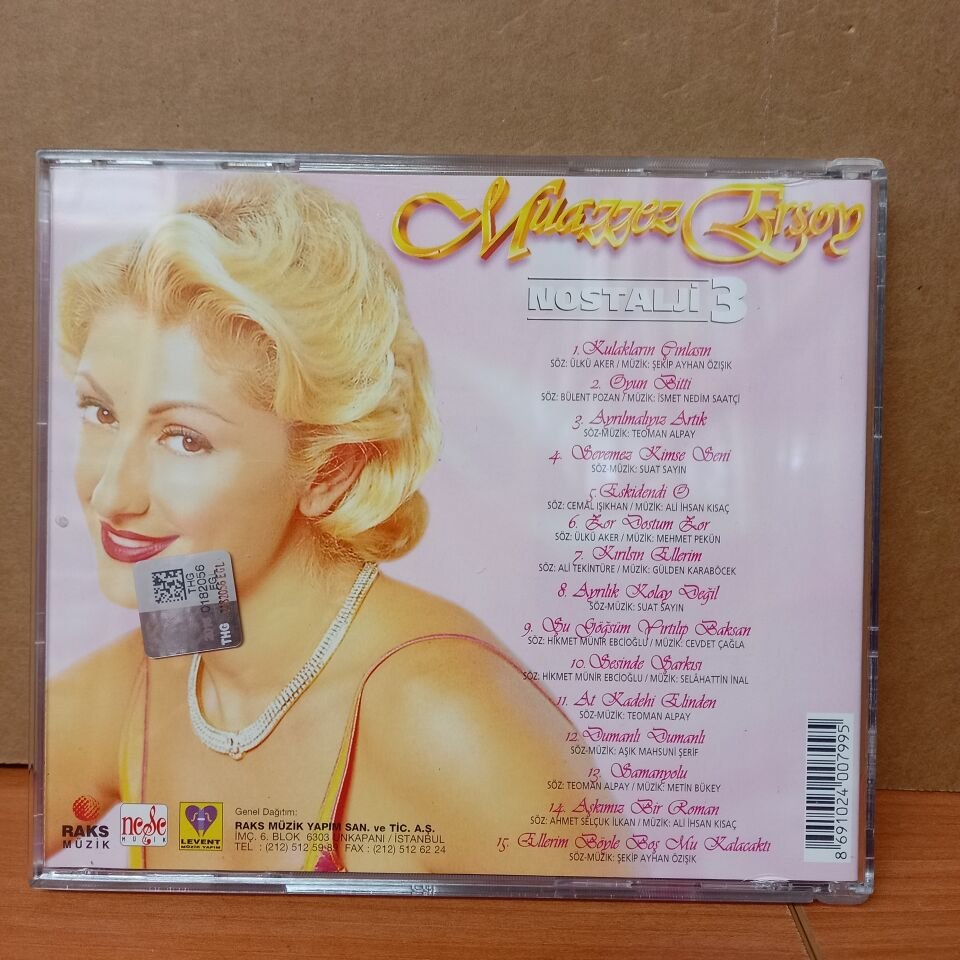 MUAZZEZ ERSOY - NOSTALJİ 3 (1997) - CD 2.EL