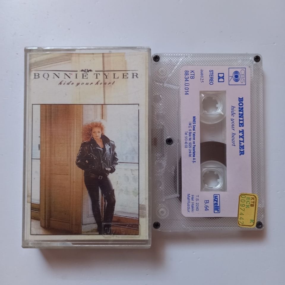 BONNIE TYLER - HIDE YOUR HEART (1988) - KASET 2.EL