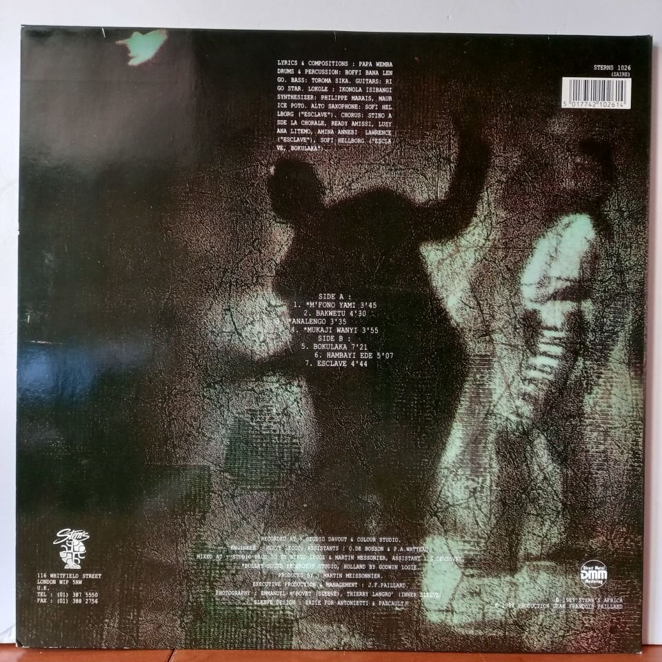 PAPA WEMBA – PAPA WEMBA (1989) - LP  2.EL PLAK