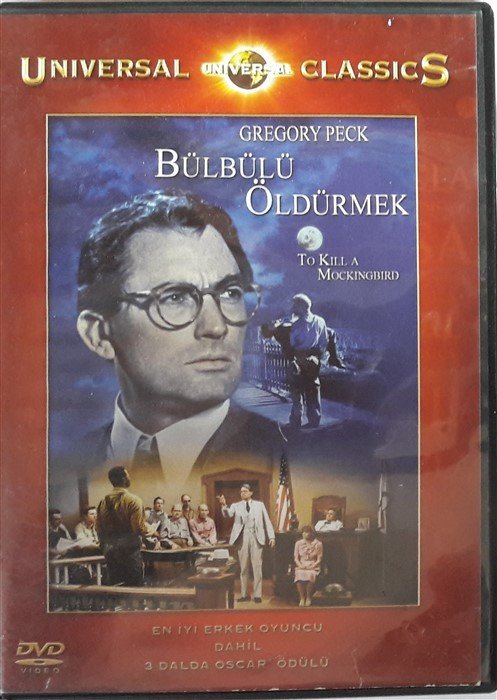 BÜLBÜLÜ ÖLDÜRMEK - TO KILL A MOCKINGBIRD - GREGORY PECK - DVD 2.EL (HARPER LEE)