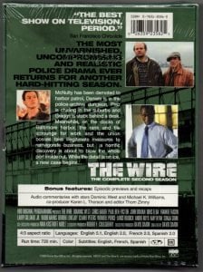 The WIRE - The COMPLETE SECOND SEASON - DVD SIFIR 1. BÖLGE TR ALTYAZI YOKTUR