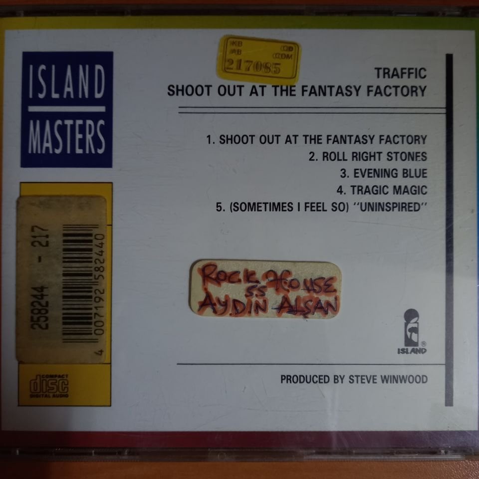 TRAFFIC – SHOOT OUT AT THE FANTASY FACTORY (1973) - CD 2.EL