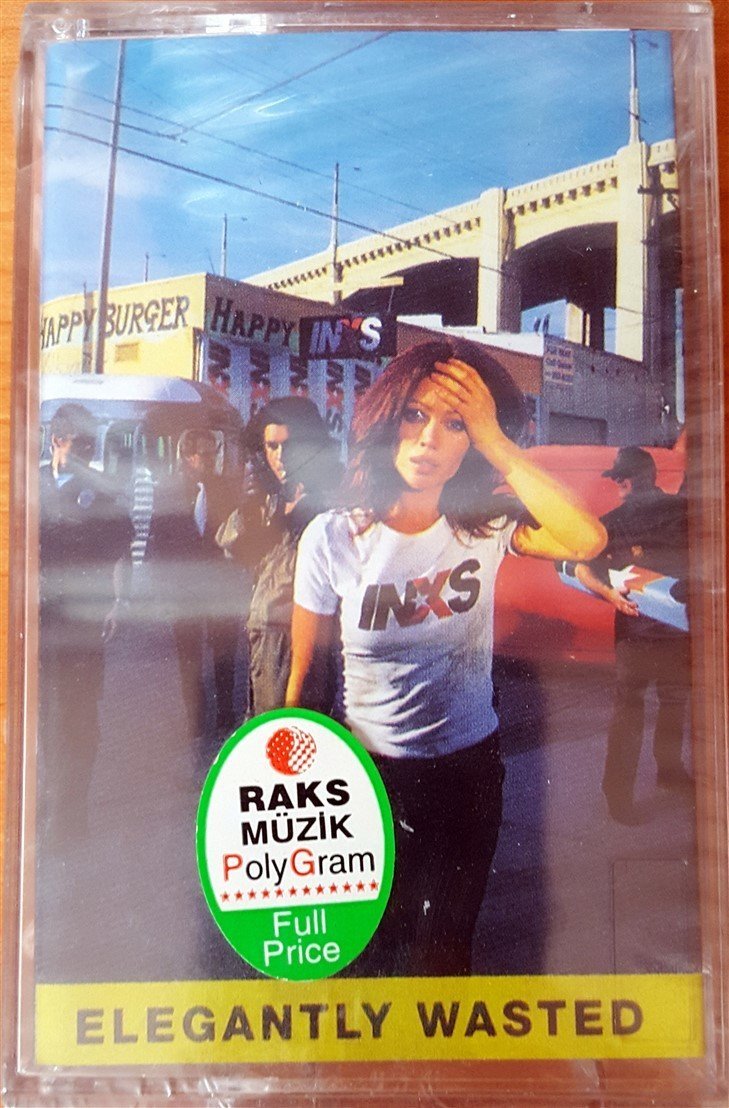 INXS - ELEGANTLY WASTED (1997) RAKS CASSETTE MADE IN TURKEY ''NEW''
