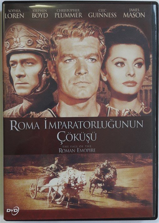 ROMA İMPARATORLUĞUNUN ÇÖKÜŞÜ - THE FALL OF THE ROMAN EMPIRE - CHRISTOPHER PLUMMER - STEPHEN BOYD - SOPHIA LOREN - CLEC GUINNESS - JAMES MASON - DVD 2.EL