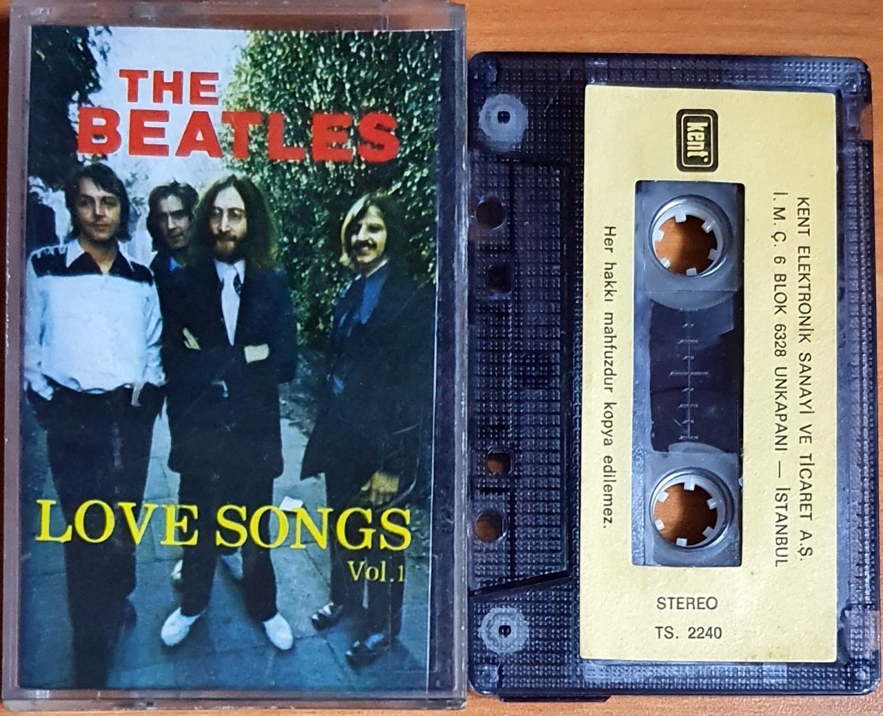 BEATLES - LOVE SONGS VOL.1 - KASET KENT 2.EL