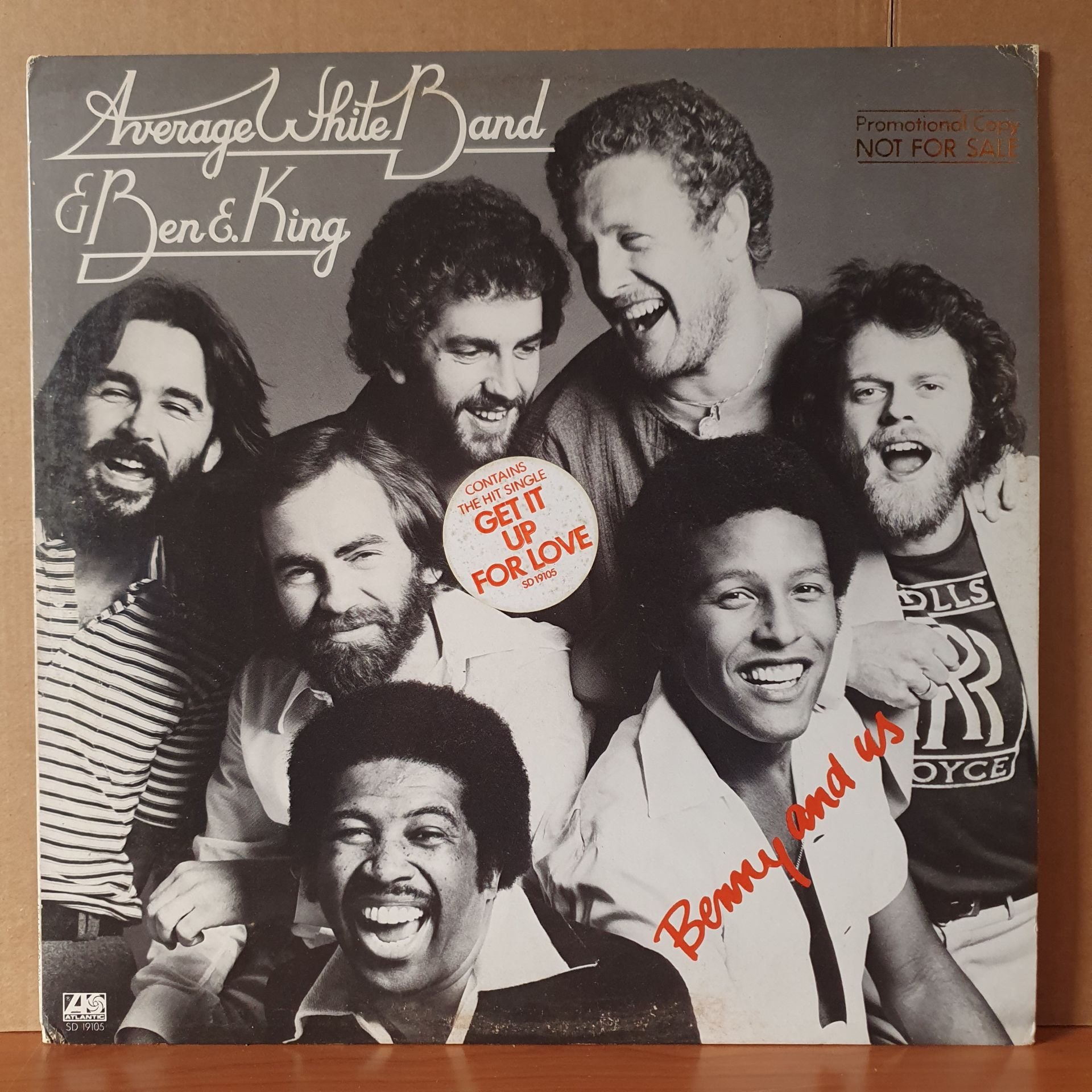 AVERAGE WHITE BAND & BEN E. KING - BENNY AND US (1977) - LP 2.EL PLAK