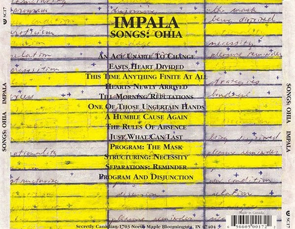 SONGS: OHIA – IMPALA (1998) - CD REISSUE JEWEL CASE AMBALAJINDA SIFIR