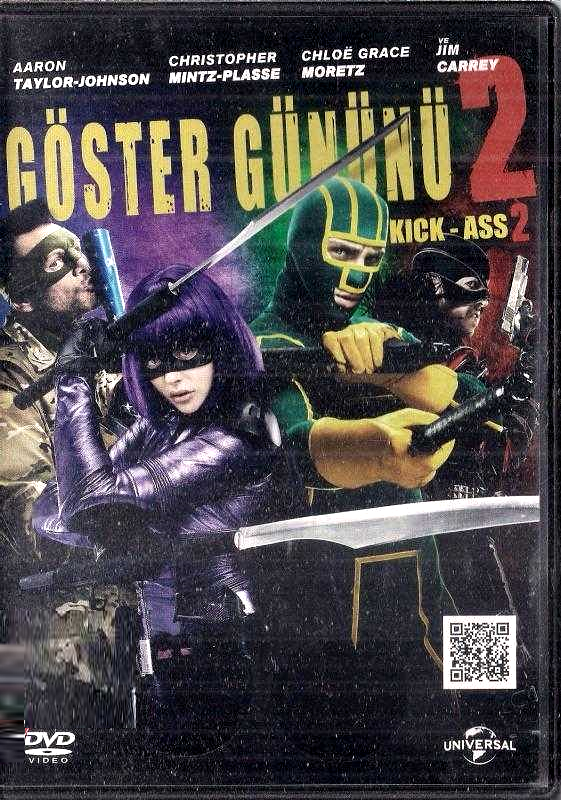 KICK-ASS 2 - GÖSTER GÜNÜNÜ 2 - AARON TAYLOR-JOHNSON - JIM CARREY - DVD 2.EL