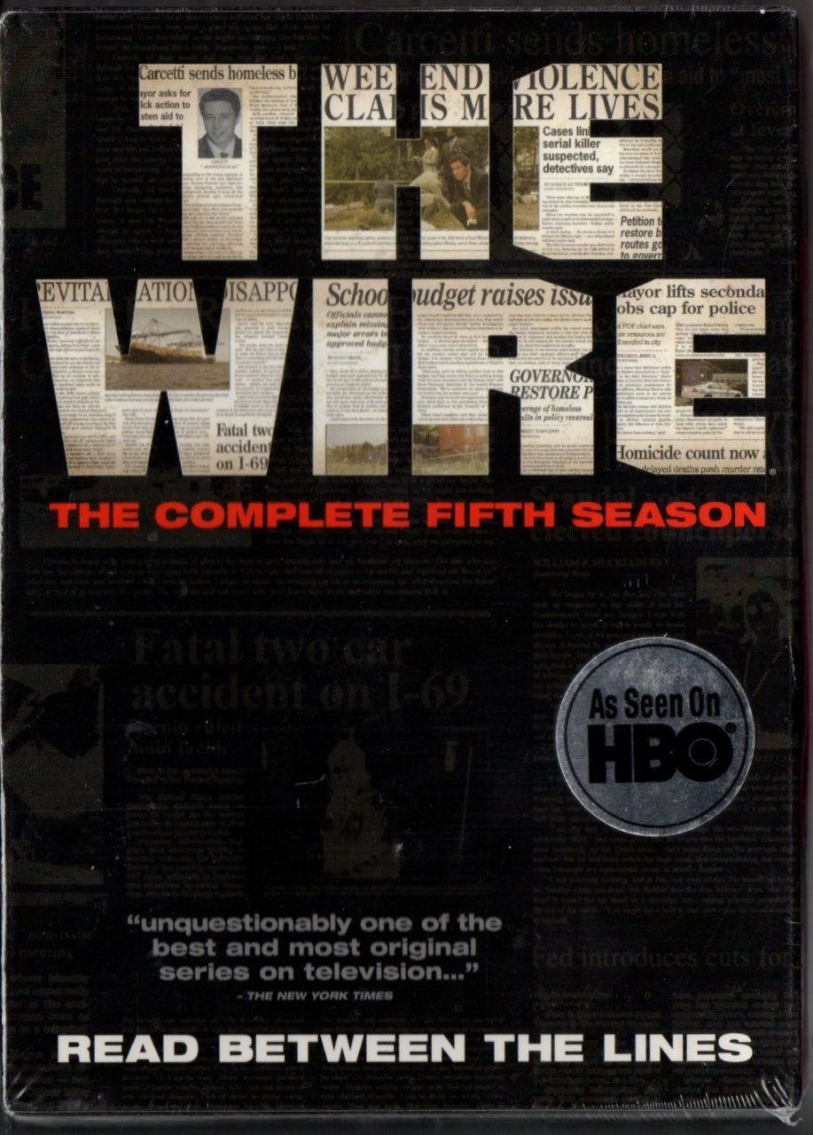 The WIRE - The COMPLETE FIFTH SEASON - DVD SIFIR 1. BÖLGE TR ALTYAZI YOKTUR