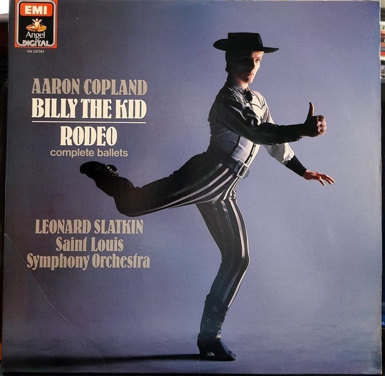 COPLAND: BILLY THE KID, RODEO, LEONARD SLATKIN (1986) - PLAK 2.EL