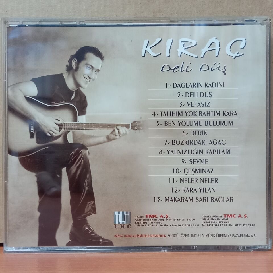 KIRAÇ - DELİ DÜŞ - CD 2.EL