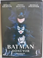 BATMAN RETURNS - BATMAN DÖNÜYOR - MICHAEL KEATON - DANNY DeVITO - TIM BURTON - DVD 2.EL