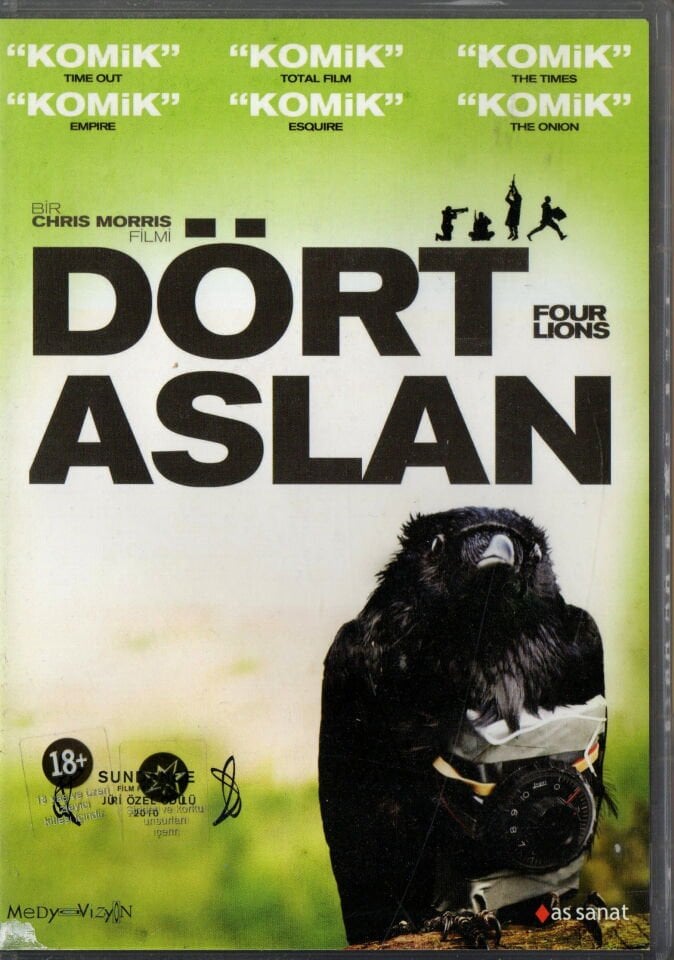 FOUR LIONS - DÖRT ASLAN - CHRIS MORRIS - DVD 2.EL