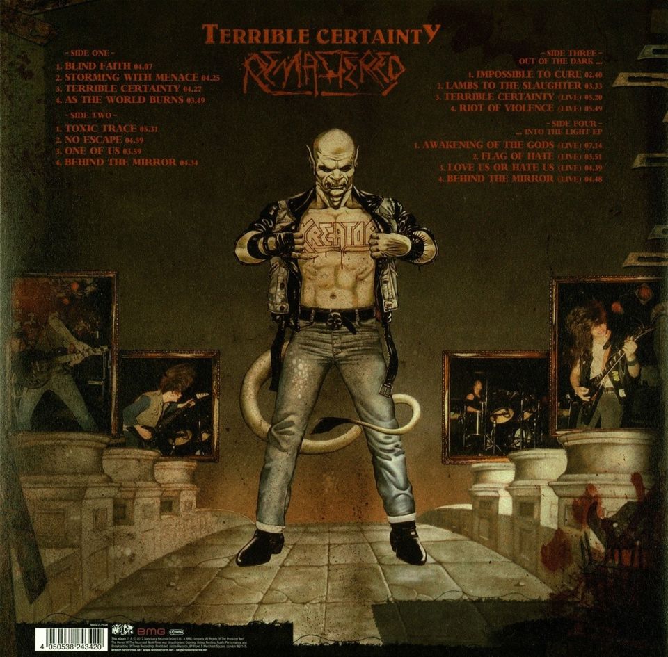 KREATOR - TERRIBLE CERTAINTY (1987) - 2LP 180GR 2017 EDITION SIFIR PLAK