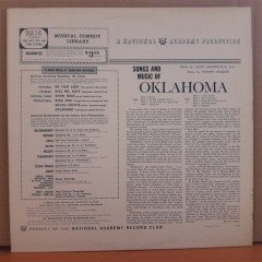SONGS AND MUSIC OF OKLAHOMA (1959) - MUSICAL - RICHARD RODGERS - LP 2.EL PLAK