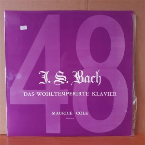 J.S. BACH: DAS WOHLTEMPERIRTE KLAVIER / MAURICE COLE (1971) - LP 2.EL PLAK