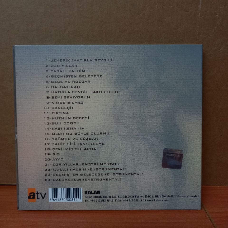 HATIRLA SEVGİLİ FİLM MÜZİKLERİ / KEMAL SHİR GÜREL, ERDAL GÜNEY, HÜSEYİN YILDIZ (2007) - CD 2.EL