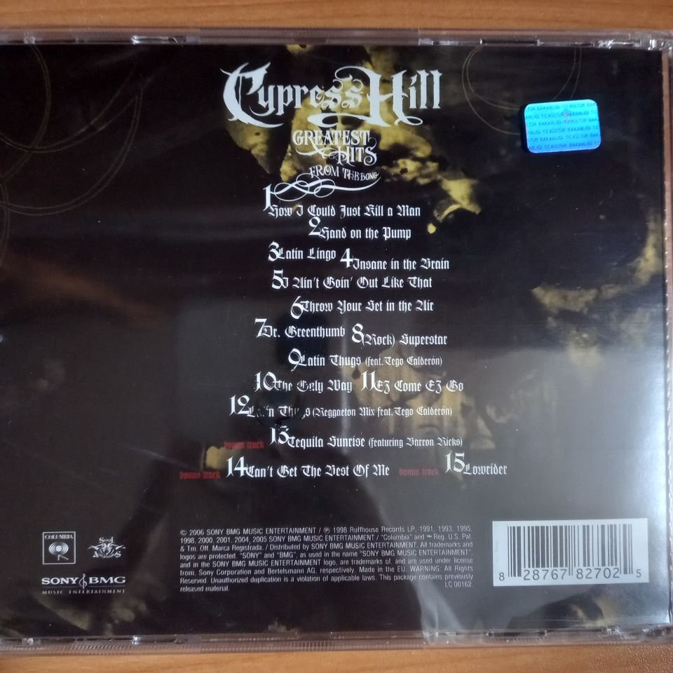 CYPRESS HILL – GREATEST HITS FROM THE BONG (2006) - CD SIFIR