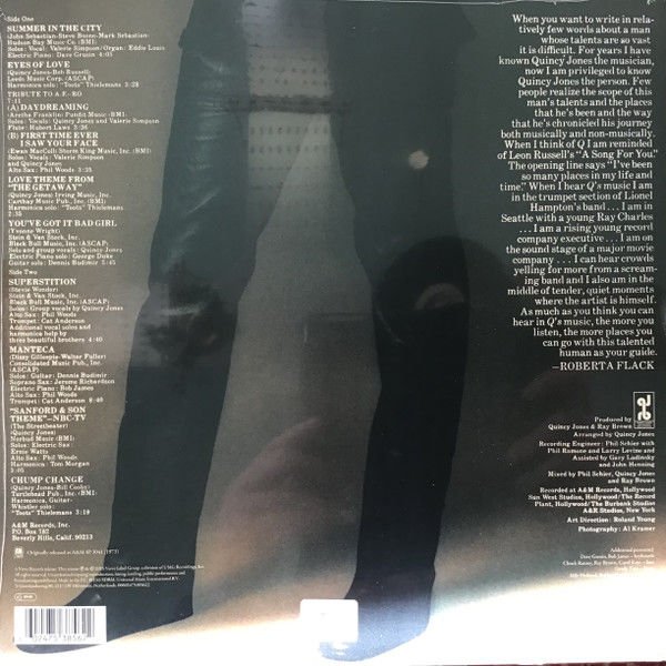 QUINCY JONES - YOU'VE GOT IT BAD GIRL (1973) - LP SOUL JAZZ 2025 COLOURED EDITION SIFIR PLAK
