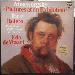 MOUSSORGSKY: PICTURES AT AN EXHIBITION, RAVEL: BOLERO, ROTTERDAM PHILHARMONIC ORCHESTRA, EDO de WAART - PLAK 2.EL