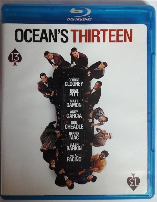 OCEAN'S THIRTEEN - GEORGE CLOONEY - BRAD PITT - MATT DAMON - ANDY GARCIA - AL PACINO - STEVEN SODERBERGH - BLU-RAY 2.EL TR ALTYAZI YOKTUR