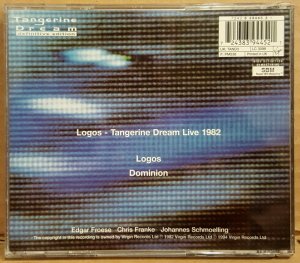 TANGERINE DREAM – LOGOS LIVE (1982) - CD 2.EL