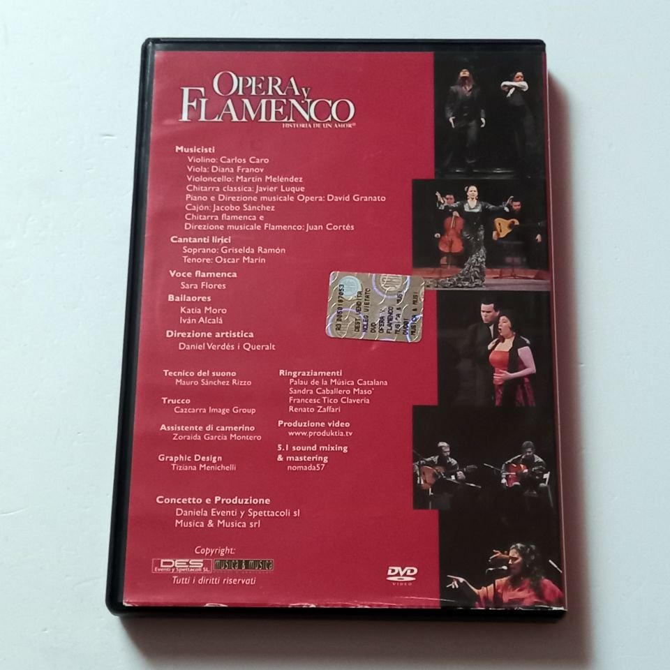 OPERA Y FLAMENCO - ORCHESTRA D\'OPERA DI BARCELLONA, GRUPPO FLAMENCO \'\'EL DUENDE\'\' - DVD 2.EL