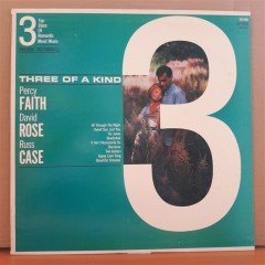 3 TOP STARS OF ROMANTIC MOOD MUSIC: PERCY FAITH, DAVID ROSE, RUSS CASE - LP 2.EL PLAK