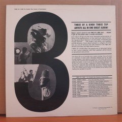 3 TOP STARS OF ROMANTIC MOOD MUSIC: PERCY FAITH, DAVID ROSE, RUSS CASE - LP 2.EL PLAK