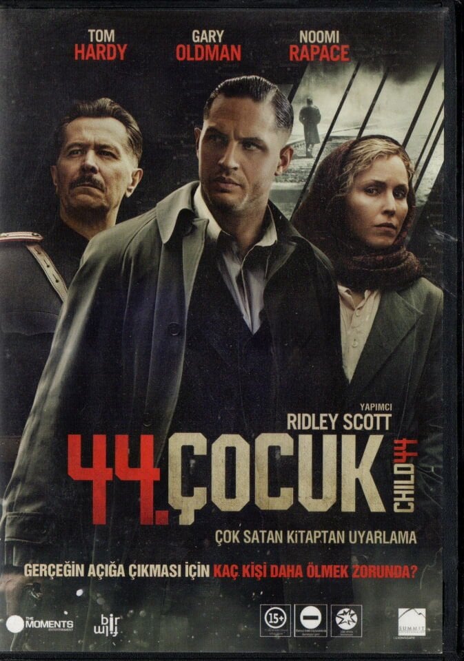 CHILD 44 - 44.ÇOCUK - TOM HARDY, GARY OLDMAN, NOOMI RAPACE - DVD 2.EL