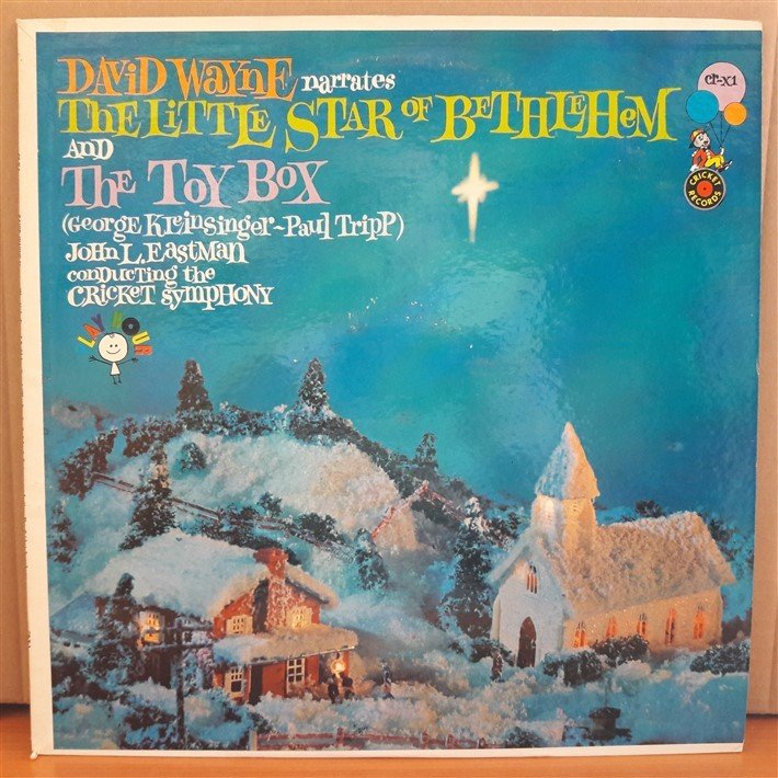 DAVID WAYNE NARRATES THE LITTLE STAR OF BETHLEHEM - LP 2.EL PLAK