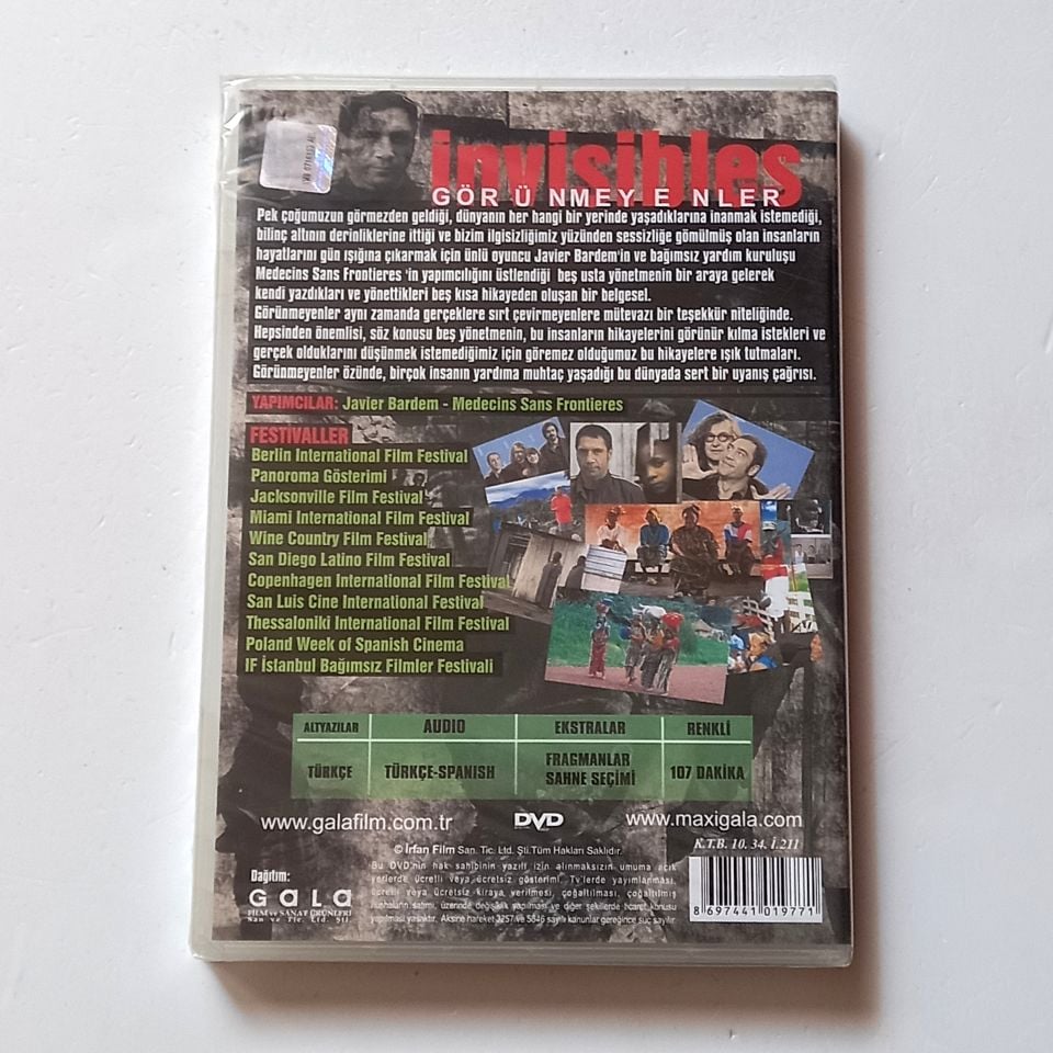 INVISIBLES / GÖRÜNMEYENLER - BELGESEL - YÖN.: MARIANO BARROSO, ISABEL COIXET, JAVIER CORCUERA - DVD AMBALAJINDA SIFIR
