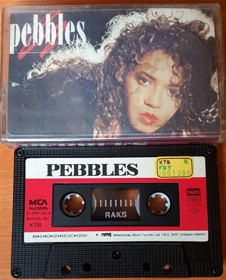 PEBBLES - PEBBLES (1988) MMY CASSETTE MADE IN TURKEY ''USED'' PAPER LABEL