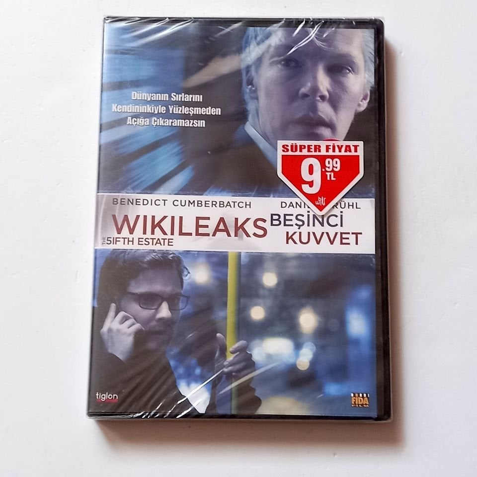 WIKILEAKS BEŞİNCİ KUVVET / THE FIFTH ESTATE - BENEDICT CUMBERBATCH, DANIEL BRÜHL - YÖN.: BILL CONDON - DVD AMBALAJINDA SIFIR