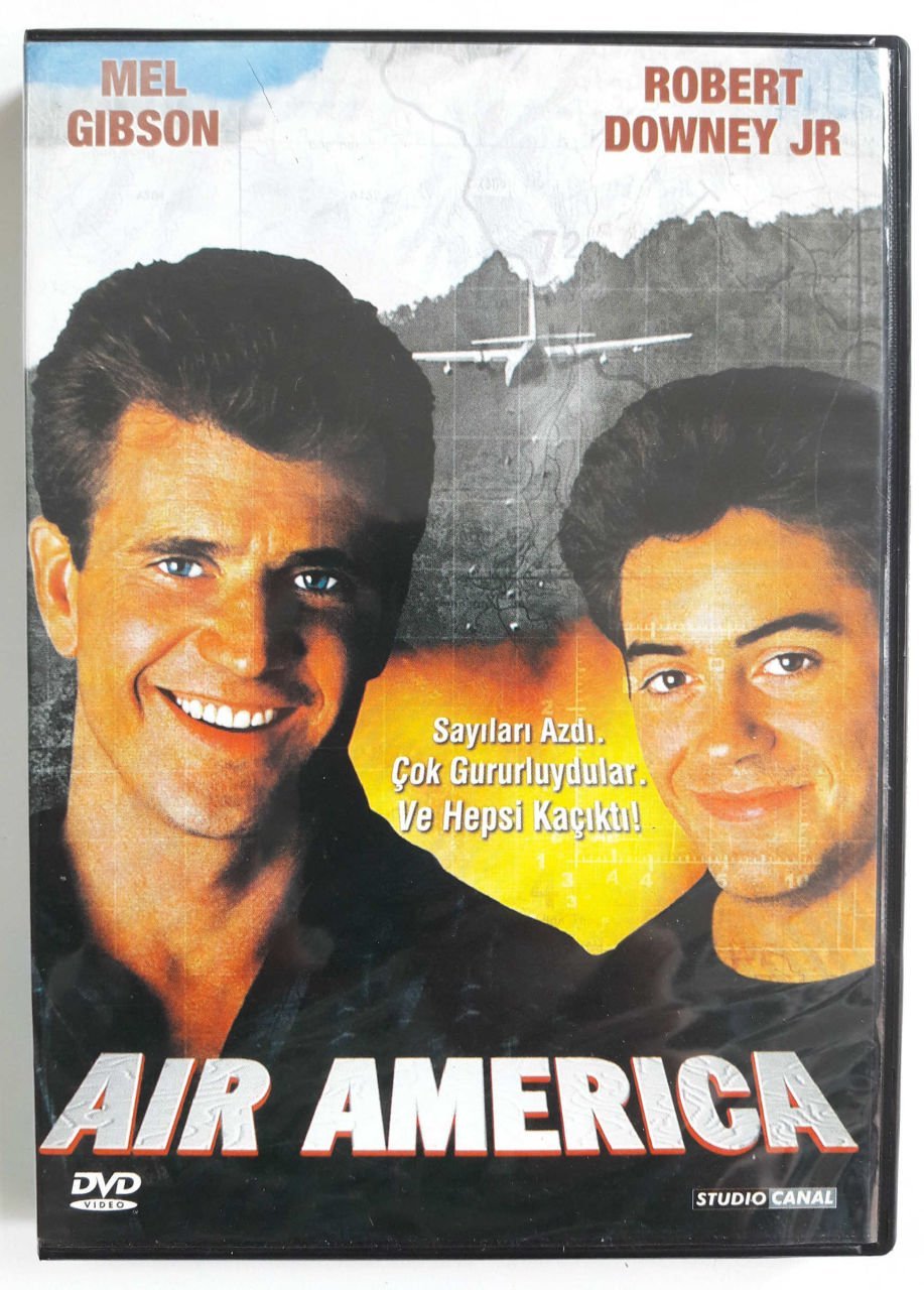 AIR AMERICA - MEL GIBSON - ROBERT DOWNEY JR - DVD 2.EL