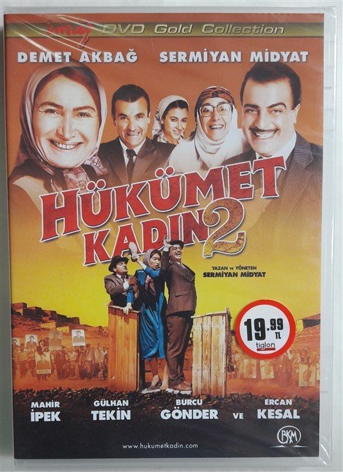 HÜKÜMET KADIN 2 - DEMET AKBAĞ - ERCAN KESAL - SERMİYAN MİDYAT - DVD SIFIR