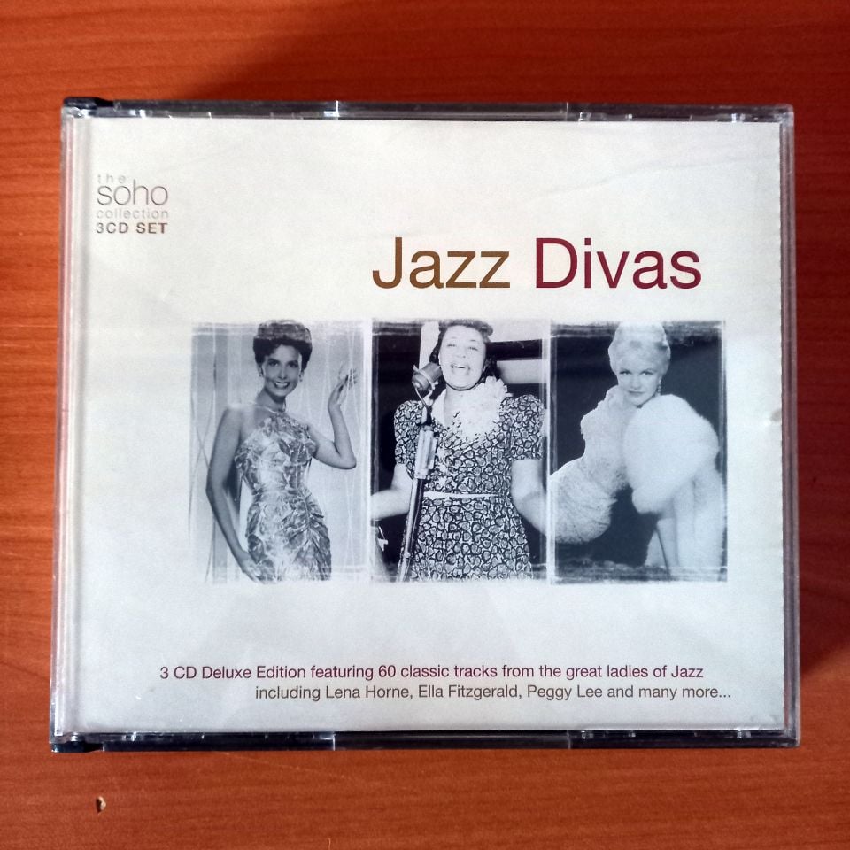 JAZZ DIVAS / LENA HORNE, ELLA FITZGERALD, PEGGY LEE, SARAH VAUGHAN, BILLIE HOLIDAY, DINAH SHORE (2003) - 3CD 2.EL