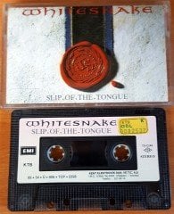 WHITESNAKE - SLIP OF THE TONGUE (1989) KENT CASSETTE MADE IN TURKEY ''USED'' PAPER LABEL