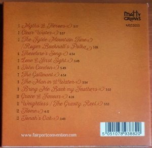 FAIRPORT CONVENTION - MYTHS AND HEROES (2015) - CD MATTY GROOVES 2.EL