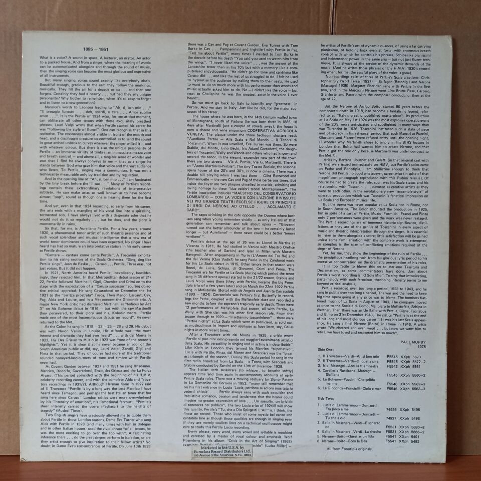 AURELIANO PERTILE – AURELIANO PERTILE VOL 1 (1978) - LP 2.EL PLAK