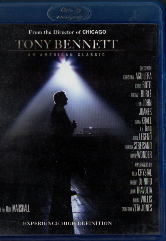TONY BENNETT – AN AMERICAN CLASSIC - FT. ELTON JOHN, STEVIE WONDER, DIANA KRALL, BARBRA STREISAND,..  (2006) - BLU-RAY 2.EL