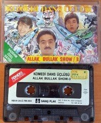 KOMEDİ DANS ÜÇLÜSÜ - ALLAK BULLAK SHOW-3 / SADDAM ÖZEL SAYISI (1991) - KASET 2.EL