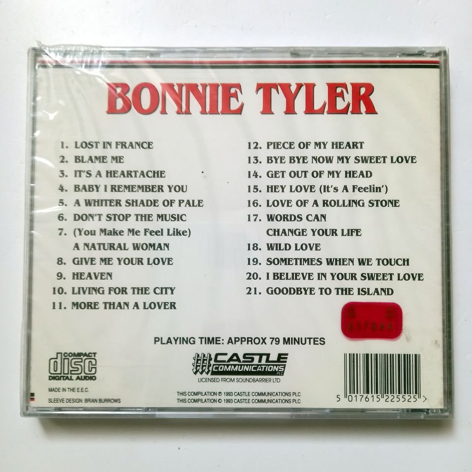 BONNIE TYLER – BONNIE TYLER (1993) - CD SIFIR