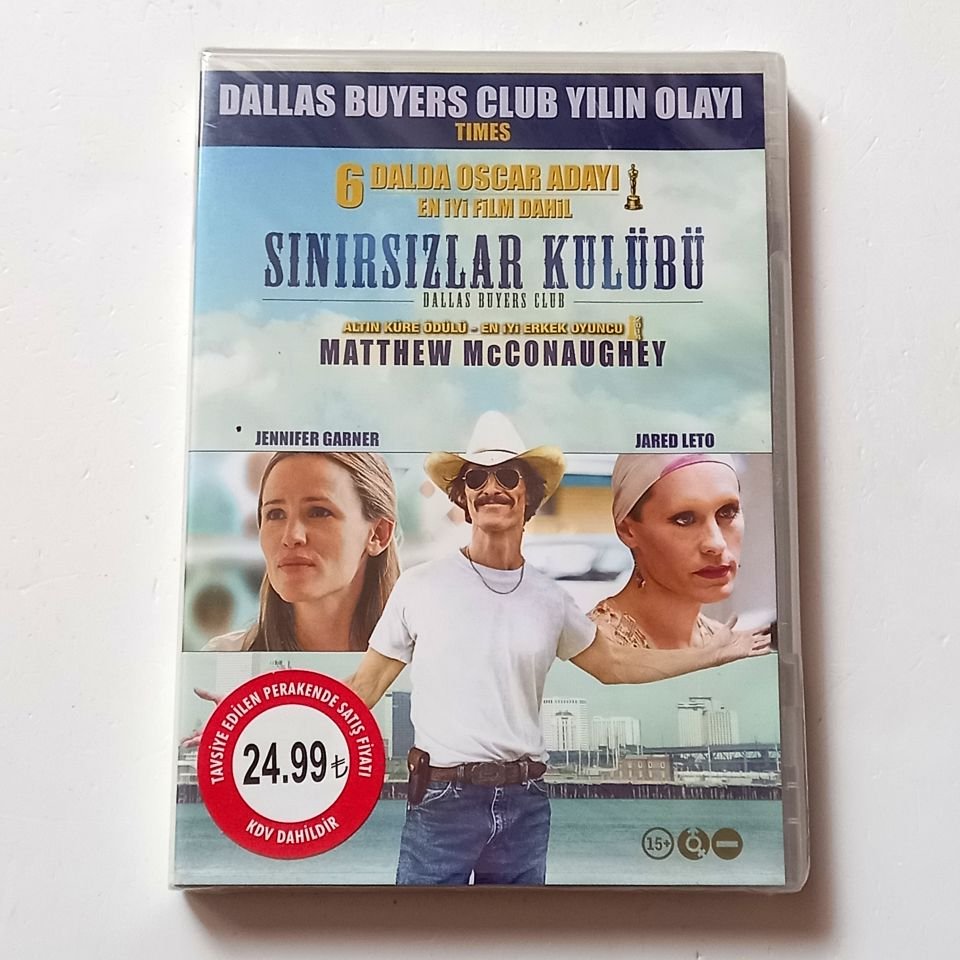 SINIRSIZLAR KULÜBÜ / DALLAS BUYERS CLUB - MATTHEW MCCONAUGHEY, JENNIFER GARNER, JARED LETO - YÖN.: JEAN-MARC VALLEE - DVD AMBALAJINDA SIFIR