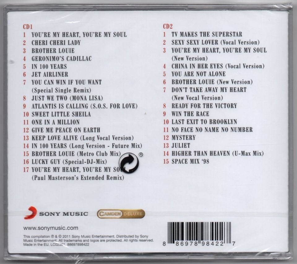 MODERN TALKING - THE VERY BEST OF (2011) - 2CD JEWEL CASE AMBALAJINDA SIFIR SIFIR