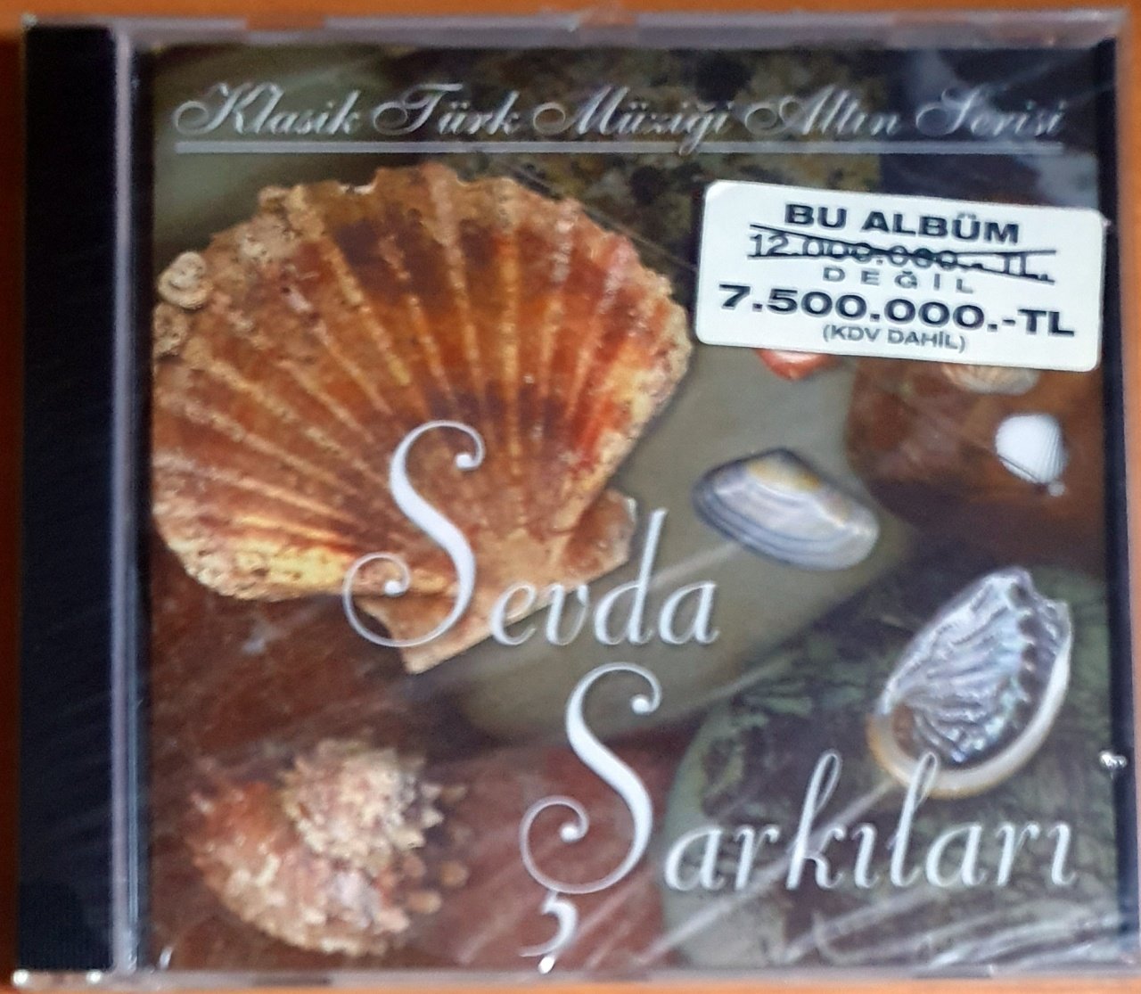 SEVDA ŞARKILARI - KLASİK TÜRK MÜZİĞİ ALTIN SERİSİ (2002) - CD TÜRK SANAT MÜZİĞİ SIFIR