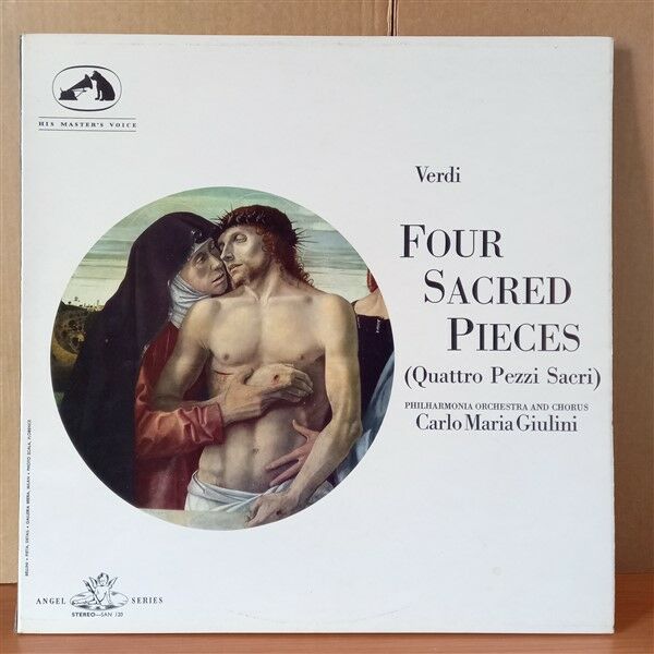 VERDI: FOUR SACRED PIECES / QUATTRO PEZZI SACRI / CARLO MARIA GIULINI (1963) - LP 2.EL PLAK