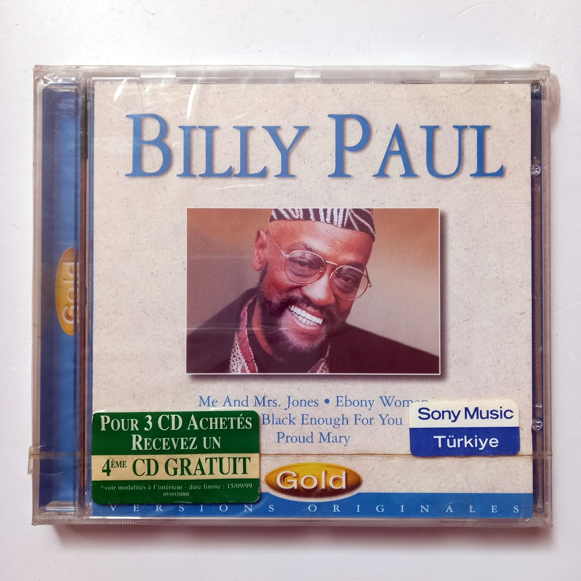 BILLY PAUL – BILLY PAUL (1997) - CD SIFIR