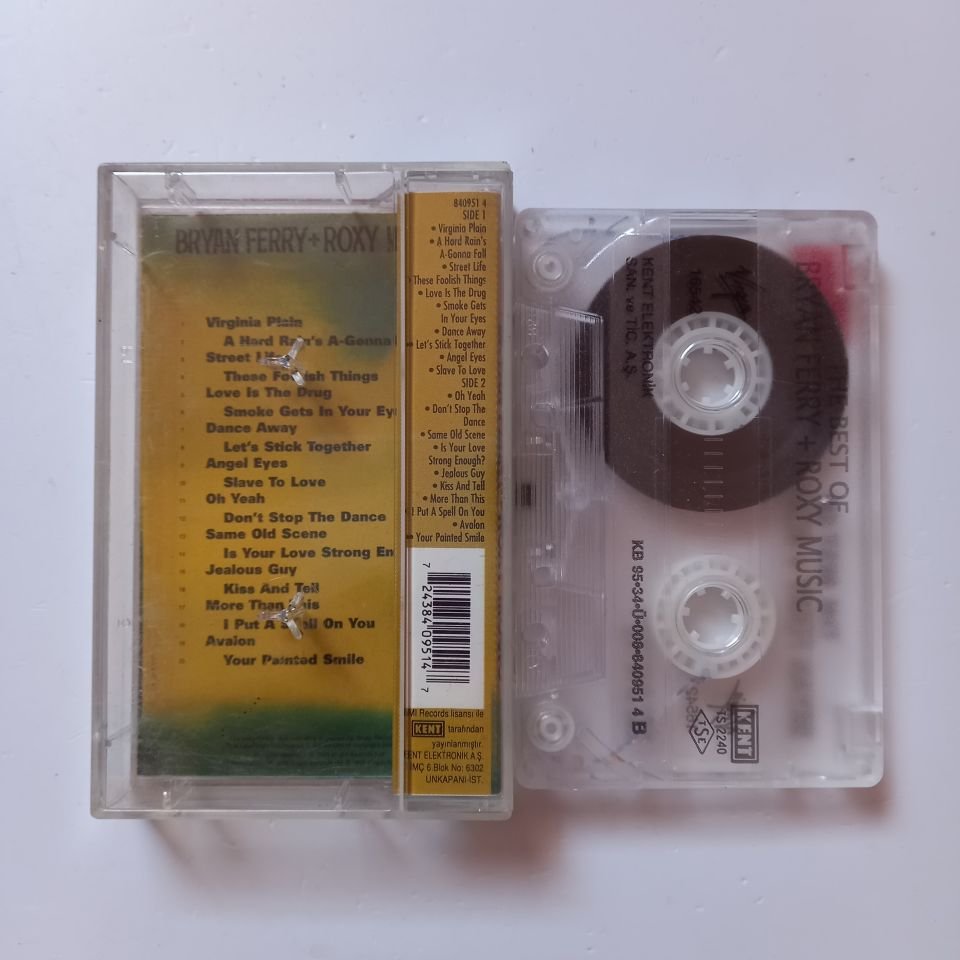 BRYAN FERRY, ROXY MUSIC - THE BEST OF BRYAN FERRY & ROXY MUSIC (1995) - KASET 2.EL