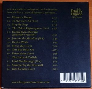 FAIRPORT CONVENTION - 50:50@50 (2017) - CD MATTY GROOVES 2.EL